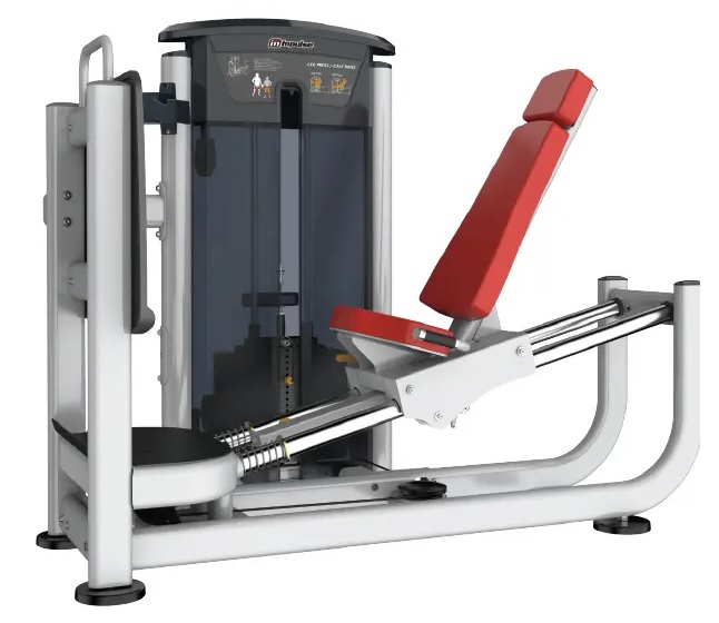 Impulse IT9510 Professional Commercial Leg Press Machine – 211kg Heavy-Duty Selectorized Lower Body Trainer Adjustable Slide Rack & Full Safety Shroud