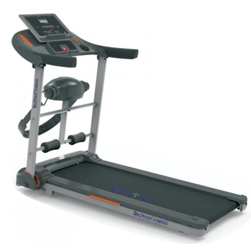LastPriz 2.0HP Multi-Functional Electric Treadmill – 4-in-1 Home Fitness Suite with Massager, Waist Twister, & Dumbbells | Bluetooth & MP3 Music | 10km/h Speed & Auto-Lubrication System