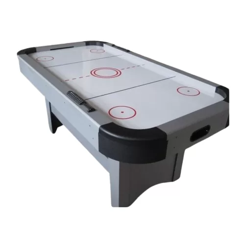 TechnoFitness 6ft Professional Air Hockey Table – Electronic Scoring & High-Output Airflow - 20mm Thick Playfield & Heavy-Duty MDF Frame