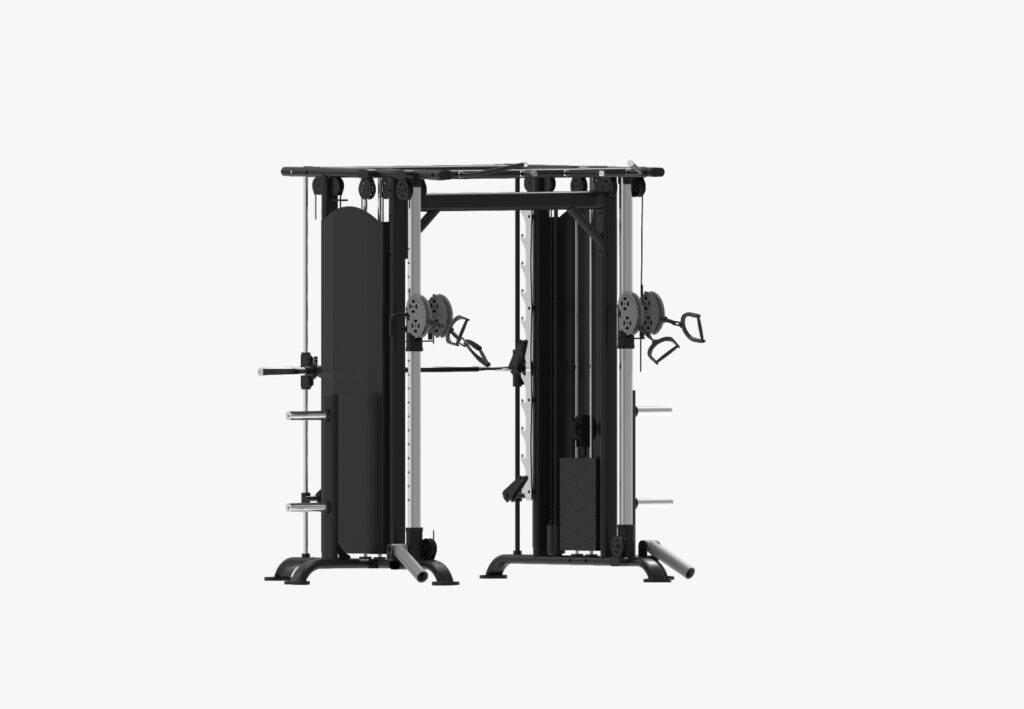 TechnoFitness DFT-1327 Professional Functional Trainer & Smith Machine Combo – Dual 333kg Multi-Station | Commercial Grade All-in-One Gym