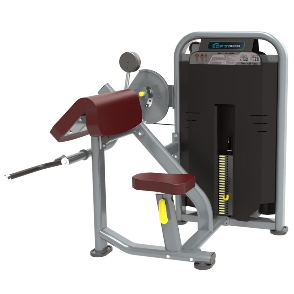 TechnoFitness DFT-1611A Commercial Arm Curl Machine – 100kg Steel Weight Stack | Professional Bicep Preacher Curl Isolation Station
