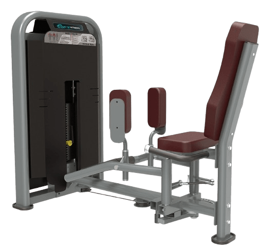 TechnoFitness DFT-1693 Commercial Abductor & Adductor Dual Station – 100kg Steel Weight Stack | Professional Inner & Outer Thigh Sculpting Machine