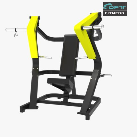 TechnoFitness DFT-701 Commercial Chest Press – Plate-Loaded Iso-Lateral Strength Machine | Heavy-Duty 151kg Professional Chest Trainer