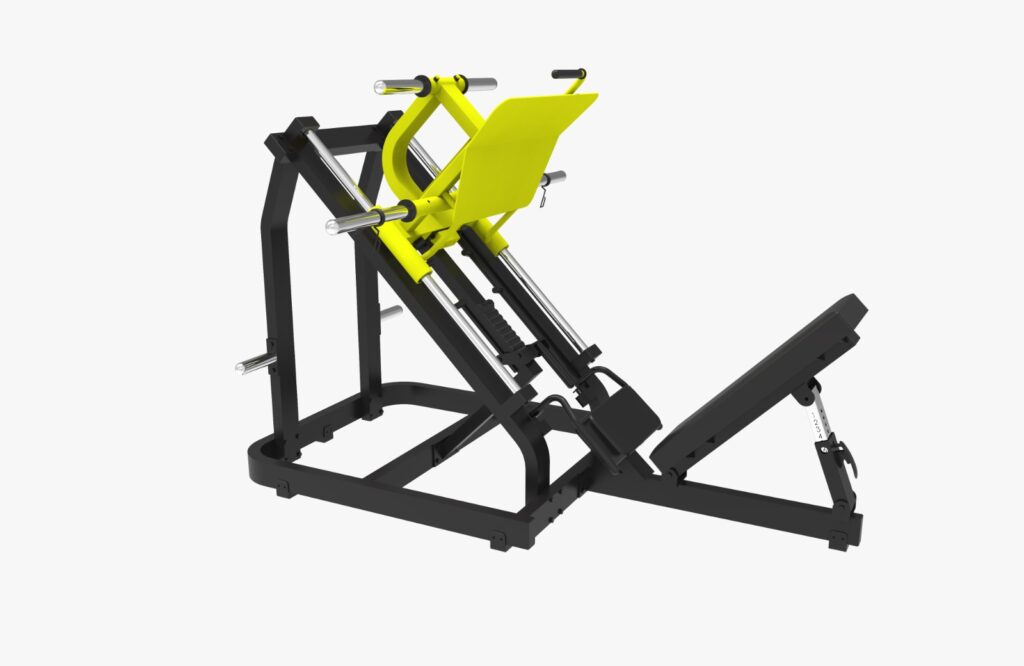 TechnoFitness DFT 715 Commercial Leg Press Machine – Heavy-Duty 45-Degree Incline Leg Press | Professional Lower Body Strength Trainer