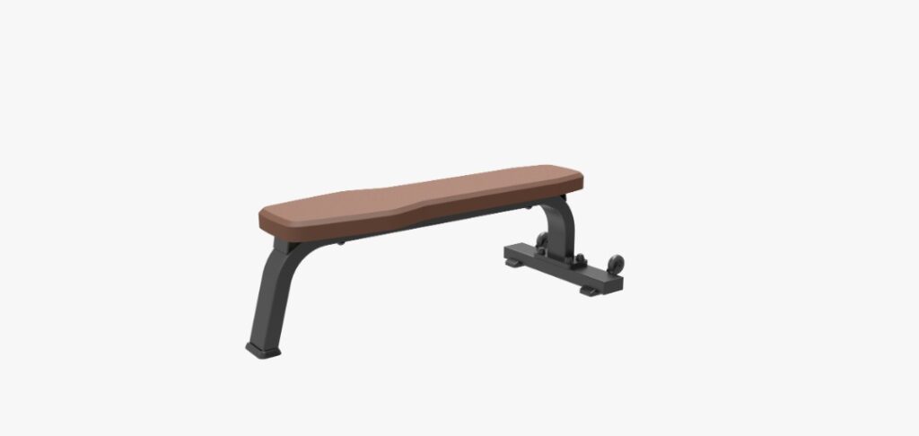 TechnoFitness DFT636 Commercial Heavy-Duty Flat Bench – 2.5mm Thick Steel Frame | Professional Weightlifting Bench for Chest Press & Dumbbell Work