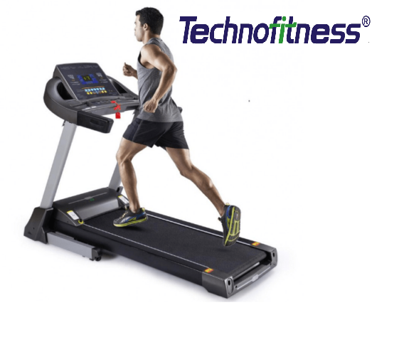 TechnoFitness F60D Professional 4.0HP Multifunctional Treadmill – 18km-h Speed, 15% Auto Incline, 130kg Capacity Bluetooth App, Slimming Massager, Twister & Dumbbells