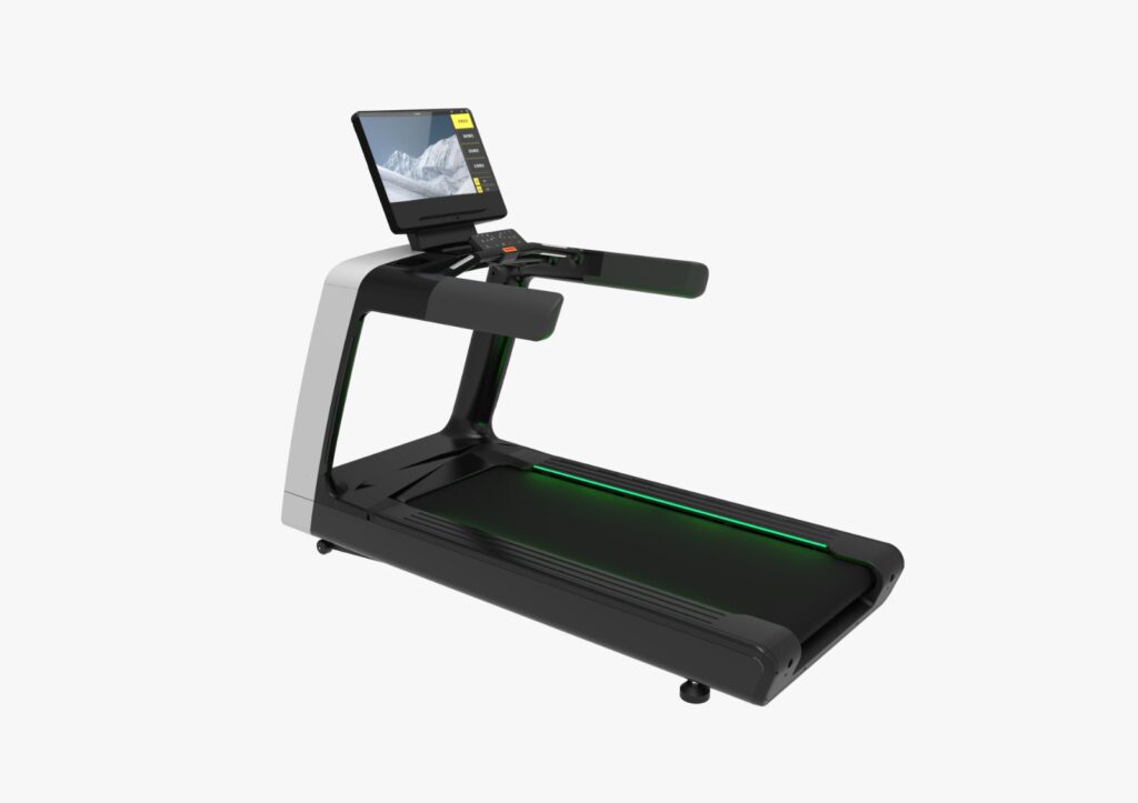 TechnoFitness H7G Elite Commercial Treadmill – 7.0HP AC Motor Peak | 24-Inch Mirror Display, 24km/h Speed & 20% Auto Incline | 180KG Capacity Heavy-Duty Professional Runner