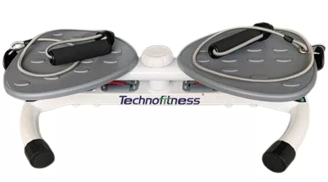 TechnoFitness HG-F011 Magnetic Core Twister with Resistance Ropes – 2-in-1 Waist Slimmer & Arm Toning Board | Ergonomic Home Abdominal Trainer