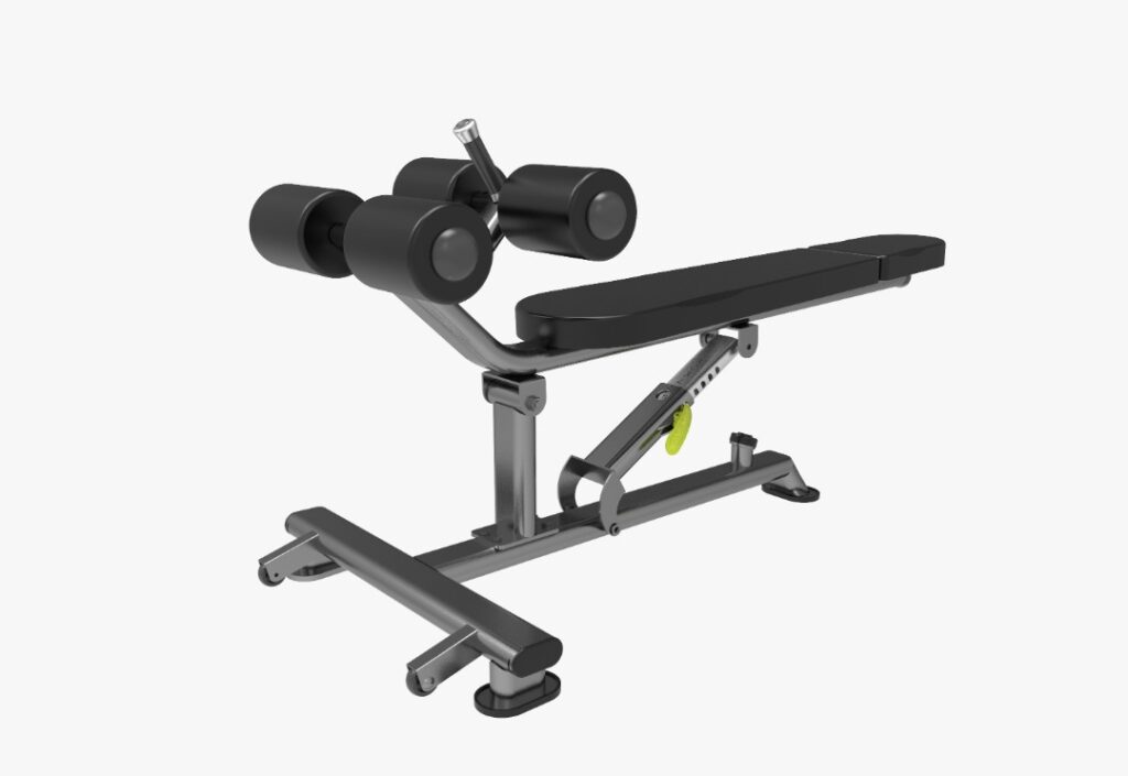 TechnoFitness KJ-1246 Professional Commercial Multi AB Bench – Foldable Heavy-Duty Abdominal Decline Bench | Adjustable Core & Sit-Up Station for Elite Bodybuilding