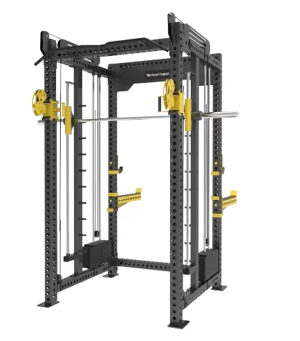 TechnoFitness LNLD-023 Elite Multi-Function Smith Machine & Functional Trainer – 290KG Commercial Grade All-in-One Power Training Station for Bodybuilding & Strength