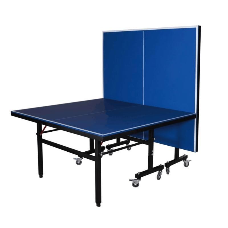 TechnoFitness Outdoor Professional Table Tennis Table – Weatherproof Plastic Wood | 15mm High-Bounce Playfield, 75mm Heavy-Duty Wheels & Full Accessory Set