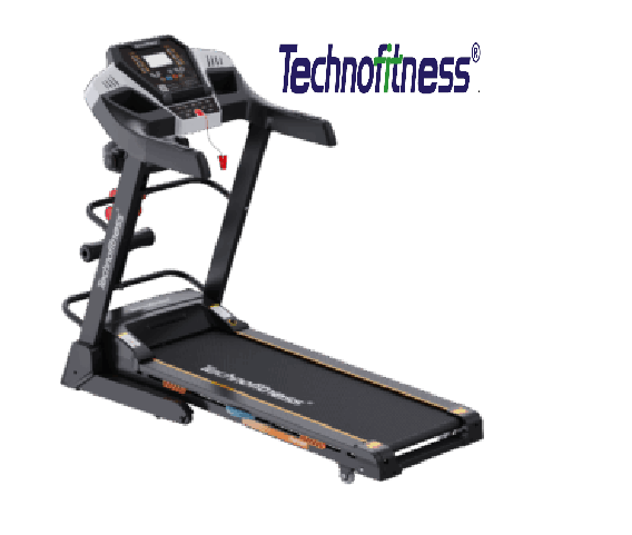 TechnoFitness T500 Smart Folding Treadmill – 3.0HP DC Motor Power Runner Auto Incline, 14km-h Max Speed & 120KG Capacity Bluetooth App Sync for Zwift, Kinomap & Spax